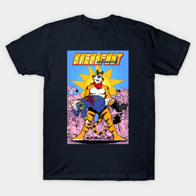 Breakfast of the Gods in Crisis! T-Shirt by JonesWurx